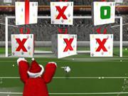 play Santa Kick Tac Toe