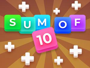 play Sum Of 10: Merge Number Tiles