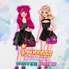 Princess Iceskates Winter Dress Up