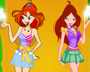 play Winx Bloom Flora Dress Up Game