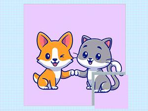 play Cats And Dogs Puzzle