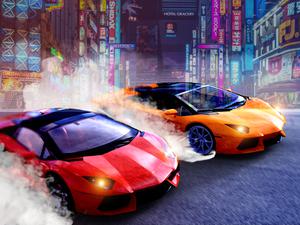 play Two Lambo Rivals: Drift