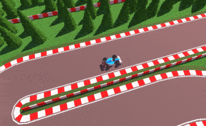play Formula Low Poly Race : Time Trial