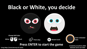 play Black Or White, You Decide!