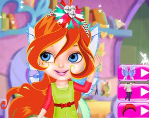 play Winx Little Bloom Dress Up Game