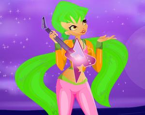 play Winx Stella Night Dress Up Game