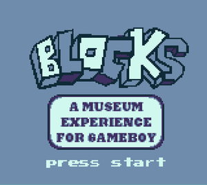 play Blocks Museum Experience For Gameboy