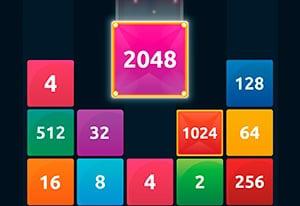 play 2048 X2 Merge Blocks