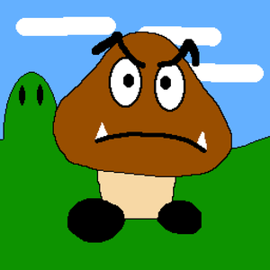 play Goomba Lander