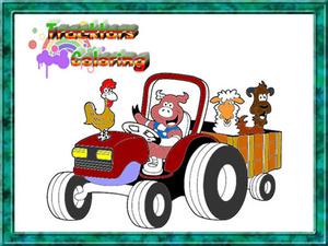 play Tractor Coloring Pages