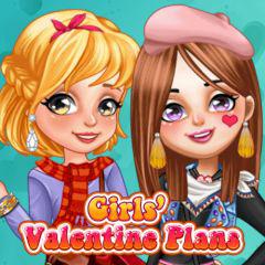 Girls' Valentine Plans game
