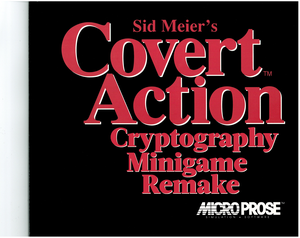 play Sid Meier'S Covert Action Crypto Workstation