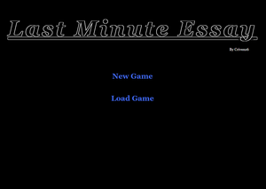 play Last Minute Essay