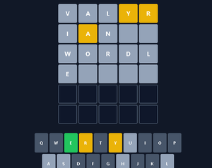 play Valyrian Wordle
