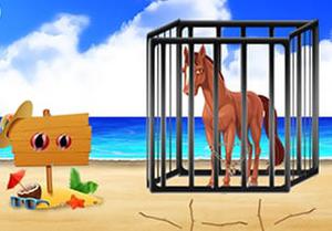 play Beach Horse Escape