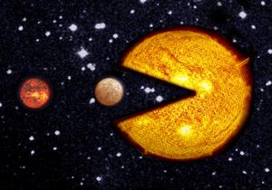 play Pacman In Space!