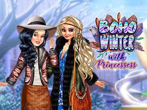 play Boho Winter With Princesses