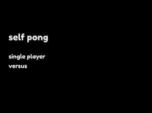 play Self Pong