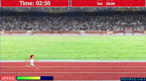 play Super Denny'S Track And Field, 100 Meters