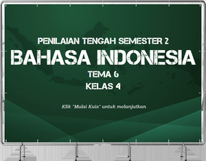 play Soal Penilaian Tengah Semester 2 Kelas 4 - Tema 6 - Bahasa Indonesia