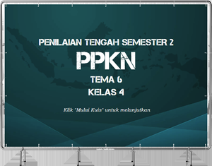 play Soal Penilaian Tengah Semester 2 Kelas 4 - Tema 6 - Ppkn