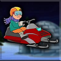 play G2J Boy Escape From Snowmobile