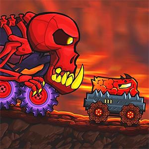 play Car Eats Car: Volcanic