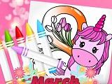 play March Coloring Book