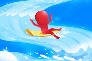 play Aquapark Surfer Race