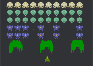play Simple Space Invader