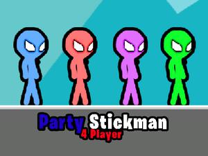 play Party Stickman 4 Player