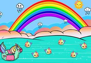 play Rainbow Water Dragon Escape