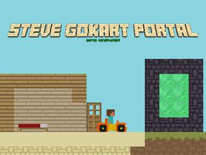 play Steve Go Kart Portal