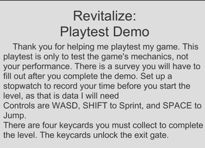 play Revitalize Playtest
