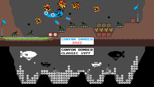play Canyon Bomber