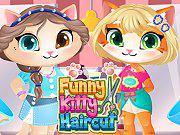 play Funny Kitty Haircut