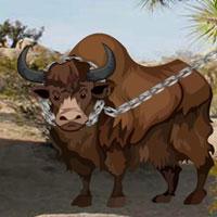 play Desert Barbary Buffalo Escape Html5