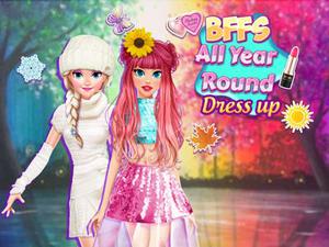 play Bffs All Year Round Dress Up