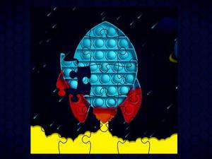 play Pop It Rockets In Space Jigsaw