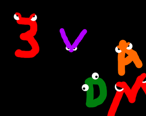 play 3 Vs. The Letters