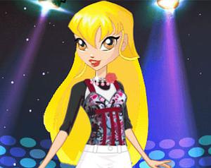 play Winx Stella Drag Dress Up Game