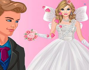 play Barbie Wedding Dress