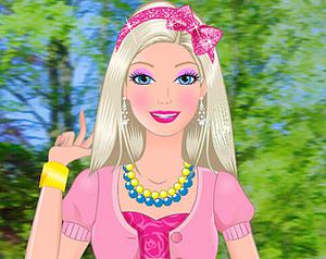 play Barbie Garden Girl Makeup Game