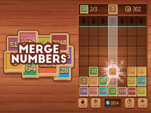 play Merge Numbers Wooden Edition