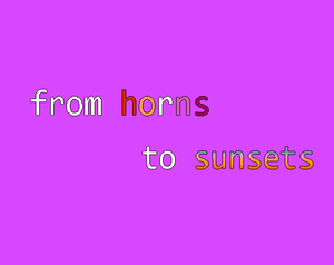 play From Horns To Sunsets