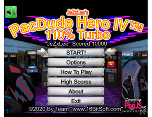 play Pacdude Hero Iv 110% Turbo