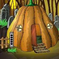 play Genie Pumpkin Cemetery Escape