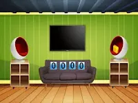 play G2M Green Stripes House Escape Html5