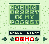 Boring Desert In My Pocket (Demo Version)