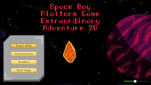 play Space Boy Platform Game Extraordinary Adventure 2D